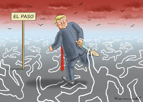 Cartoon: TRUMP VISITS TODAY EL PASO (medium) by marian kamensky tagged brexit,theresa,may,england,eu,schottland,weicher,wahlen,boris,johnson,nigel,farage,ostern,seidenstrasse,xi,jinping,referendum,trump,monsanto,bayer,glyphosa,strafzölle,el,paso,brexit,theresa,may,england,eu,schottland,weicher,wahlen,boris,johnson,nigel,farage,ostern,seidenstrasse,xi,jinping,referendum,trump,monsanto,bayer,glyphosa,strafzölle,el,paso