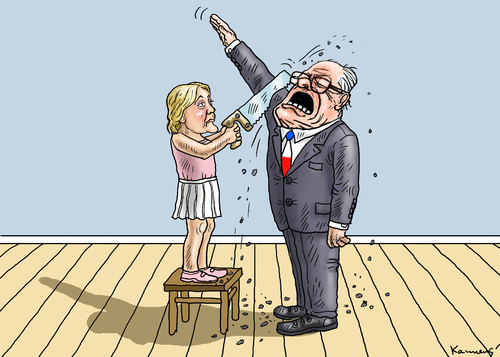 Vater und Tochter Le Pen