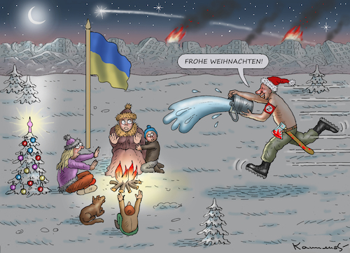 Cartoon: WEIHNACHTSAMANN PUTIN (medium) by marian kamensky tagged taurus,olaf,atacms,putin,biden,ukraine,infrastruktur,pistorius,weihnachtsamann,taurus,olaf,atacms,putin,biden,ukraine,infrastruktur,pistorius,weihnachtsamann