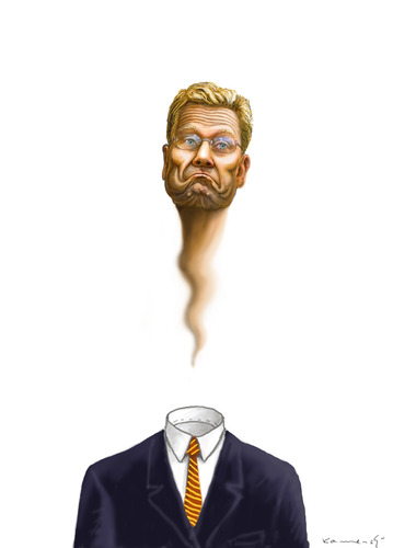 Cartoon: Westerwelle (medium) by marian kamensky tagged humor,kariaktur,karikaturen,fdp,politiker,guido westerwelle,guido,westerwelle