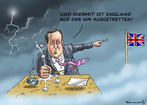 Cartoon: WM Austritt (medium) by marian kamensky tagged fifa,wm,brasilien,katar,korruption,fussball,sepp,blatter,david,cameron,eu,austritt,papst,franziskus,fifa,wm,brasilien,katar,korruption,fussball,sepp,blatter,david,cameron,eu,austritt,papst,franziskus