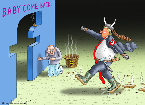 ZUCKERBERG WANTS TRUMP BACK