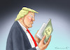 Cartoon: A VERY STABLE GENIUS (small) by marian kamensky tagged coronavirus,epidemie,gesundheit,panik,stillegung,trump,pandemie