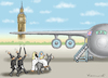 Cartoon: ABSCHIEBEWÜTIGES ENGLAND (small) by marian kamensky tagged abschiebungen,ruanda,england,johnson