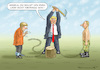 Cartoon: BEFREIUNGSSCHLAG (small) by marian kamensky tagged obama,trump,präsidentenwahlen,usa,baba,vanga,republikaner,inauguration,demokraten,kim,jong,un,wikileaks,faschismus,singarur,nato,summit