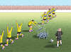 Cartoon: BVB-RHEINMETALL HAT VERLOREN (small) by marian kamensky tagged bvb,rheinmetall,hat,verloren,dortmund,real,madrid,championsleague