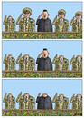 Cartoon: Entfernte Verwandte (small) by marian kamensky tagged kim,jong,un,nord,korea,hinrichtung,onkel,des,diktators