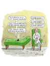 Cartoon: Gaddafi beim Psychiater (small) by marian kamensky tagged humor