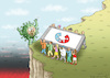 Cartoon: GOOD LUCK CORONA-WARN-APP ! (small) by marian kamensky tagged coronavirus,epidemie,gesundheit,panik,stillegung,george,floyd,warn,app,twittertrump,pandemie