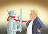 Cartoon: IMPEACHMENT-TRUMP (small) by marian kamensky tagged selenskyj,ukraine,rüstungsgeld,trump,wahllampfhilfe,joe,biden,amtsenthebungsverfahren,impeachment