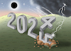 Cartoon: JAHRESKARTE 2025 (small) by marian kamensky tagged jahreskarte,2025