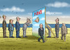 Cartoon: P Day (small) by marian kamensky tagged vitali,klitsccko,ukraine,janukowitsch,demokratie,gewalt,bürgerkrieg,timoschenko,helmut,schmidt,putinversteher,day,normandie,putin,donezk