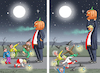 REALHORROR (small) Cartoon: REALHORROR (small) by marian kamensky tagged the,giga,monster,halloween