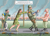 Cartoon: SORGSAME BAERBOCK (small) by marian kamensky tagged sorgsame,baerbock,ukraine,putin