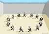 Cartoon: SPAZIERGÄNGER (small) by marian kamensky tagged curevac,testzentren,corona,impfung,pandemie,booster,omikron,spaziergänger,impfpflicht