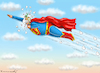 Cartoon: SUPERMAN (small) by marian kamensky tagged musk,trump,zuckerberg,bezos,felon,and,elon,in,panama,alice,weidel,afd