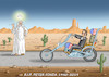 Cartoon: THE LAST EASY RIDE - PETER FONDA (small) by marian kamensky tagged last,easy,rider,peter,fonda,born,to,be,wild,western,hollywood,usa,hippies,sex,drugs,rock,roll