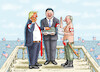 Cartoon: TRUMP LÄDT XI ZUR INAUGURATION (small) by marian kamensky tagged trump,lädt,xi,zur,inauguration