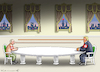 Cartoon: TRUMP TRIFFT PUTIN (small) by marian kamensky tagged trump,trifft,putin