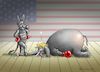 Cartoon: TRUMPS OBAMACARE DESASTER (small) by marian kamensky tagged trumps obamacare desaster
