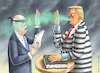 Cartoon: UNINAUGURATION (small) by marian kamensky tagged trump,lädt,xi,zur,inauguration