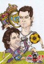 Cartoon: Messi versus CR7 (small) by corabiapiratilorgmailcom tagged caricaturi desene portrete corabia piratilor