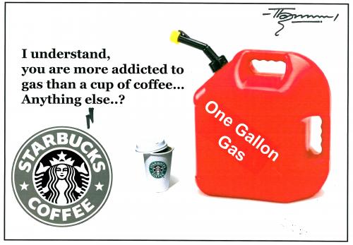 Starbucks By Thommy | Politics Cartoon | TOONPOOL