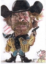 Cartoon: Chuck Norris Texas Ranger (small) by RoyCaricaturas tagged chuck norris actors cartoon texas