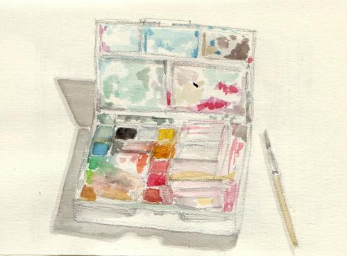 Cartoon: watercolor (medium) by etsuko tagged watercolor