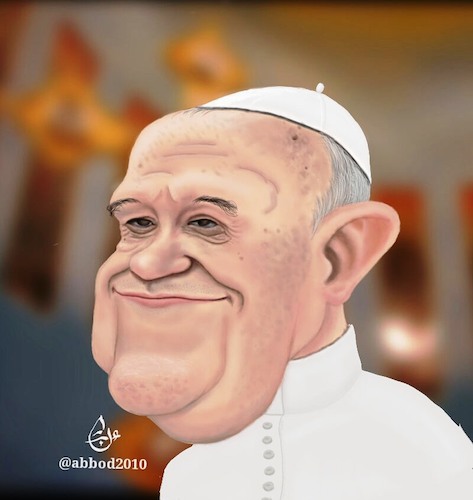 pope francis By abdullah | Religion Cartoon | TOONPOOL