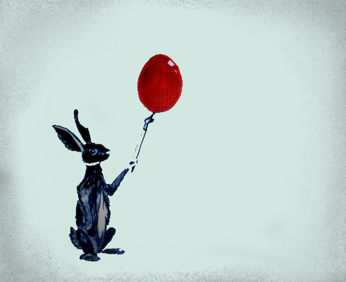 Cartoon: Osterhase mit rotem Osterei (medium) by SoRei tagged ostern,eier,färben,osterhase,girl,mädchen,rot,red,ballon,osterei,love,bin,kunst,street,murals,sothebys,banksy,ostern,eier,färben,osterhase,girl,mädchen,rot,red,ballon,osterei,love,bin,kunst,street,murals,sothebys