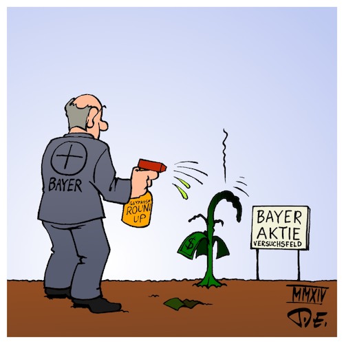 Cartoon: Bayer Glyphosat Krebs (medium) by Timo Essner tagged bayer,monsanto,glyphosat,roundup,krebs,krebserkrankung,gift,krankheiten,pestizide,usa,gerichtsurteil,fusion,eu,deutschland,europäische,union,cdu,christian,schmidt,aktie,börse,cartoon,timo,essner,bayer,monsanto,glyphosat,roundup,krebs,krebserkrankung,gift,krankheiten,pestizide,usa,gerichtsurteil,fusion,eu,deutschland,europäische,union,cdu,christian,schmidt,aktie,börse,cartoon,timo,essner