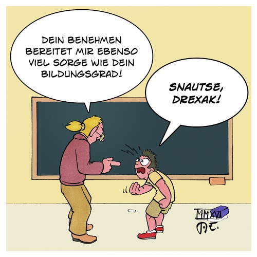 Bildung und Benehmen