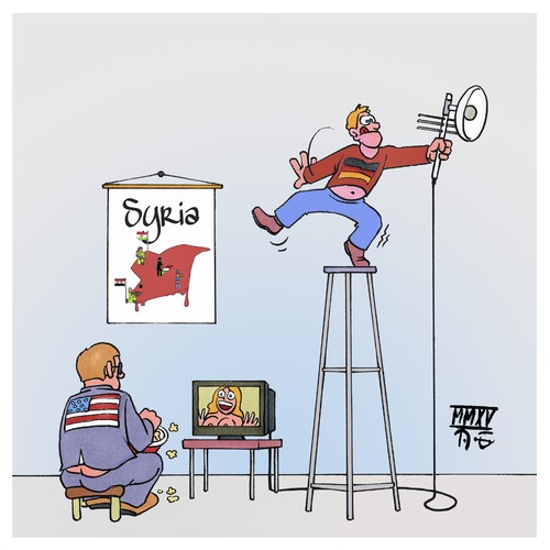 Cartoon: Deutsche Aufklärung in Syrien (medium) by Timo Essner tagged timo,cartoon,terrorism,coalition,germany,syria,verteidigt,mittelmeer,hindukush,am,deutschland,afghanistan,frankreich,usa,terrorbekämpfung,kampfjets,luftaufklärung,tornado,bundeswehr,deutsche,essner,deutsche,bundeswehr,tornado,luftaufklärung,kampfjets,terrorbekämpfung,usa,frankreich,afghanistan,deutschland,am,hindukush,mittelmeer,verteidigt,cartoon,timo,essner