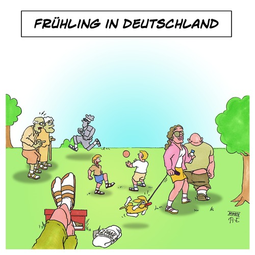 Frühling in Deutschland