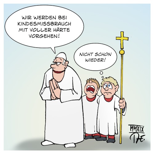 Cartoon: Kinder und Kirche (medium) by Timo Essner tagged vatikan,katholische,kirche,kindesmissbrauch,sexueller,missbrauch,sexuelle,übergriffe,ministranten,papst,bischof,bischöfe,missbrauchsgipfel,cartoon,timo,essner,vatikan,katholische,kirche,kindesmissbrauch,sexueller,missbrauch,sexuelle,übergriffe,ministranten,papst,bischof,bischöfe,missbrauchsgipfel,cartoon,timo,essner