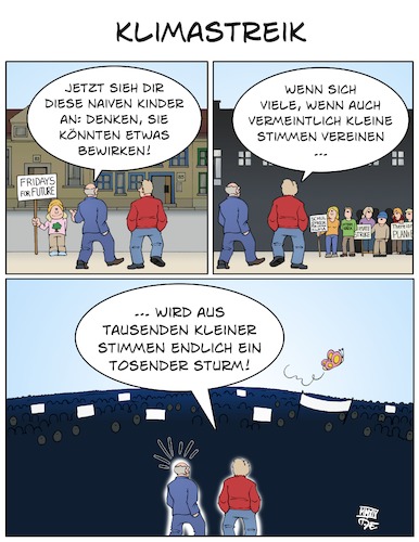 Cartoon: Klimastreiks (medium) by Timo Essner tagged klimapolitik,klimaschutz,klimastreiks,fridaysforfuture,climatestrike,umweltpolitik,umwelt,umweltschutz,co2,pariser,abkommen,cop24,uno,klimareport,schülerstreiks,schülerproteste,sturm,massenbewegung,weltweite,umweltbewegung,jugendbewegung,cartoon,timo,essner,klimapolitik,klimaschutz,klimastreiks,fridaysforfuture,climatestrike,umweltpolitik,umwelt,umweltschutz,co2,pariser,abkommen,cop24,uno,klimareport,schülerstreiks,schülerproteste,sturm,massenbewegung,weltweite,umweltbewegung,jugendbewegung,cartoon,timo,essner