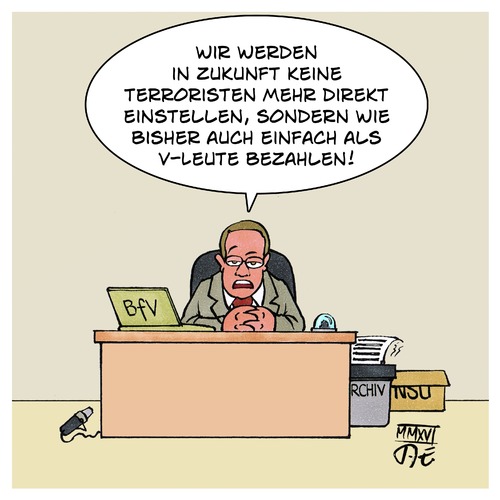 Cartoon: Maaßen zieht Konsequenzen (medium) by Timo Essner tagged hans,georg,maaßen,verfassungsschutz,bfv,rekrutierung,terroristen,leute,finanzierung,terror,islamismus,rechter,nsu,cartoon,timo,essner,hans,georg,maaßen,verfassungsschutz,bfv,rekrutierung,terroristen,leute,finanzierung,terror,islamismus,rechter,nsu,cartoon,timo,essner