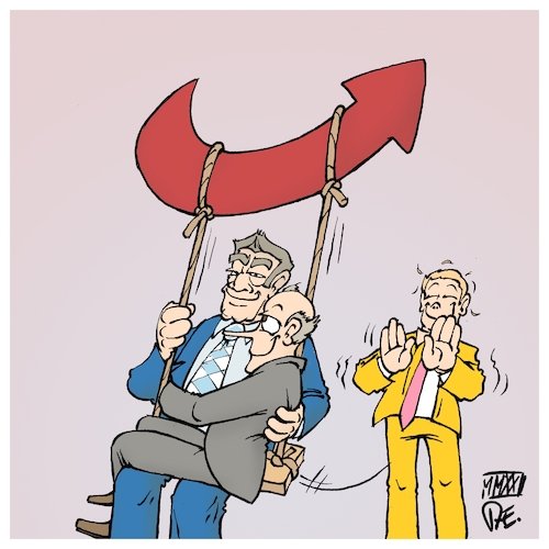 Cartoon: Mit rechts viel Schwung (medium) by Timo Essner tagged friedrich,merz,cdu,markus,söder,csu,christian,lindner,fdp,schaukel,afd,rechtsruck,politik,regierung,opposition,fischen,am,rechten,rand,bürgerlich,konservativ,finanzpolitik,sozialpolitik,energiepolitik,energiewende,wahlen,ampel,angst,veränderung,cartoon,timo,essner,friedrich,merz,cdu,markus,söder,csu,christian,lindner,fdp,schaukel,afd,rechtsruck,politik,regierung,opposition,fischen,am,rechten,rand,bürgerlich,konservativ,finanzpolitik,sozialpolitik,energiepolitik,energiewende,wahlen,ampel,angst,veränderung,cartoon,timo,essner