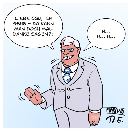 Seehofer CSU Dankbarkeit