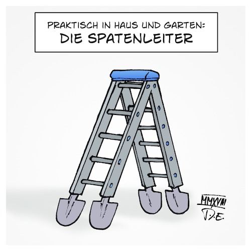 Cartoon: Spatenleiter (medium) by Timo Essner tagged spartenleiter,spaten,leiter,sparte,sparten,sport,verein,vereine,gruppen,veranstaltung,ev,sportgruppen,wortspiel,cartoon,timo,essner,spartenleiter,spaten,leiter,sparte,sparten,sport,verein,vereine,gruppen,veranstaltung,ev,sportgruppen,wortspiel,cartoon,timo,essner