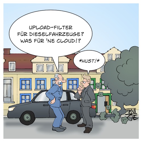 Uploadfilter Dieselfahrzeuge