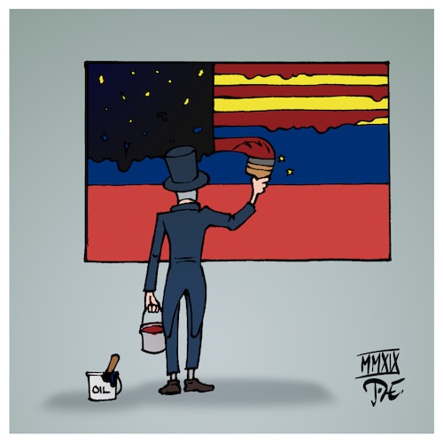 Venezuela By Timo Essner | Politics Cartoon | TOONPOOL