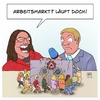 Cartoon: Arbeitsmarkt (small) by Timo Essner tagged arbeit arbeitsmarkt arbeitsamt