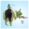 Cartoon: Castro (small) by Timo Essner tagged fidel castro cuba kuba massimo lider dead gestorben 90 jahre years usa rum cigars cartoon timo essner