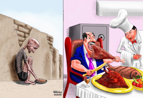 Cartoon: World Food Day (medium) by jabar tagged food