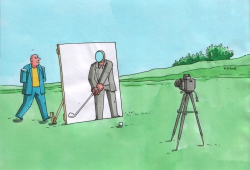 Cartoon: fotogo (medium) by Lubomir Kotrha tagged humor