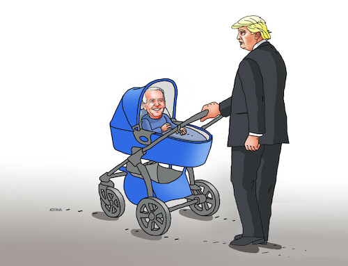 Cartoon: trukoc (medium) by Lubomir Kotrha tagged usa,wahlen,biden,trump,senators,guverners,usa,wahlen,biden,trump,senators,guverners