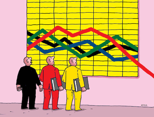 Cartoon: germany-recession 14x (medium) by Lubomir Kotrha tagged germany,recession,inflation,germany,recession,inflation