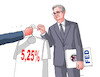 Cartoon: fed525 (small) by Lubomir Kotrha tagged fed,usa,dollar